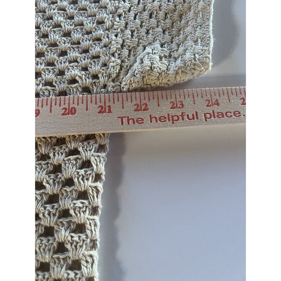 NWT Maurie and Eve Australian crochet Shore Thing Mini Dress in Sand sz S beach - Picture 8 of 15